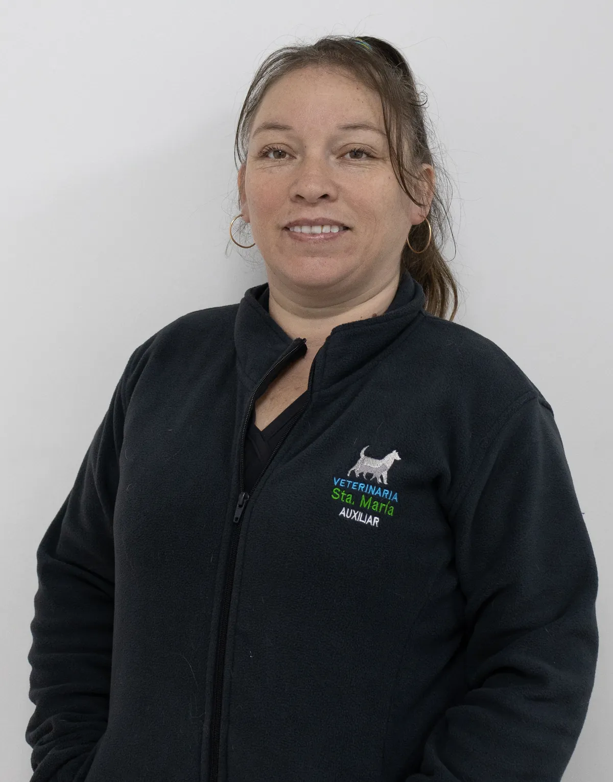Integrante del equipo de Veterinaria Sta. María