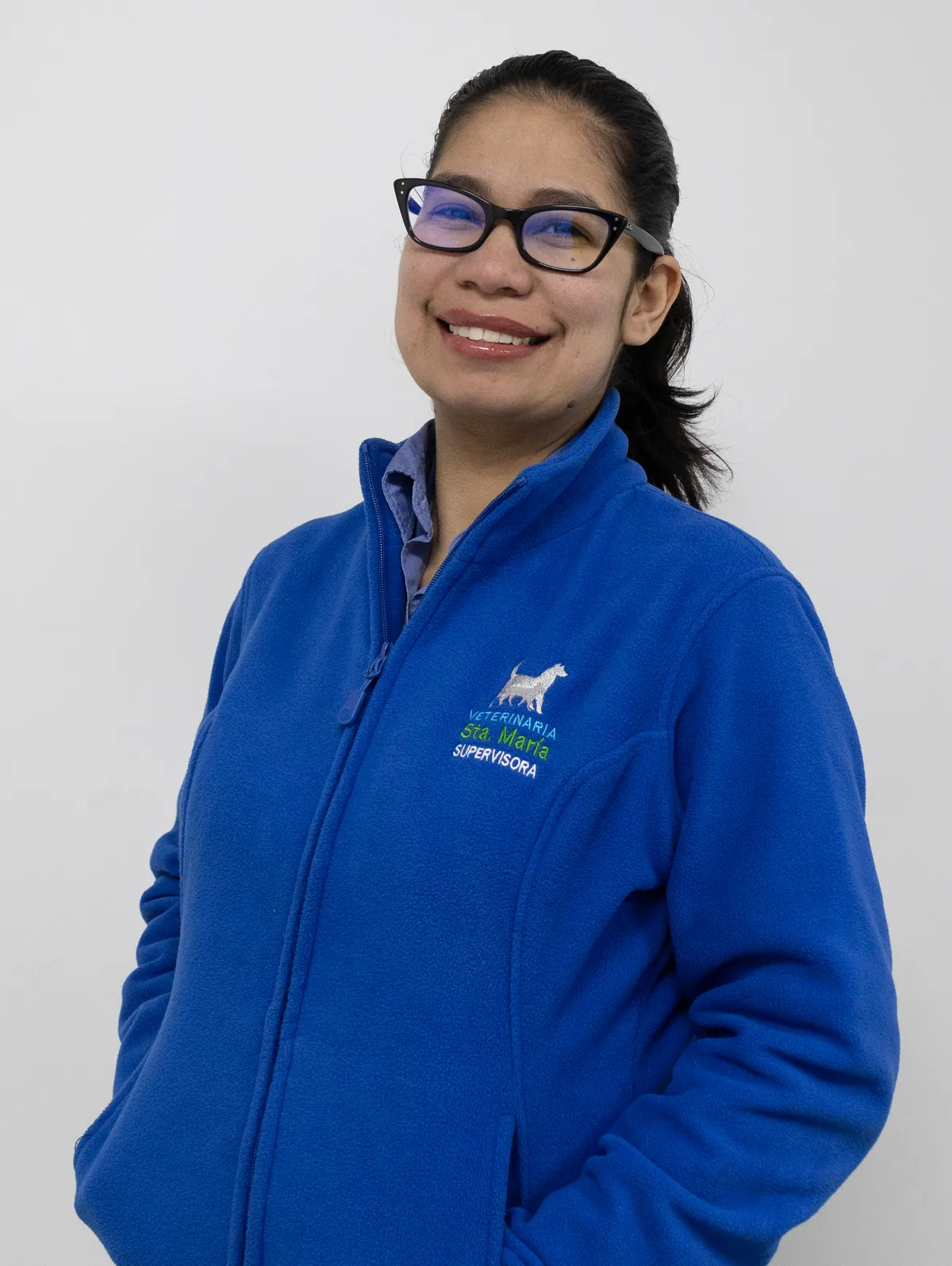 Integrante del equipo de Veterinaria Sta. María